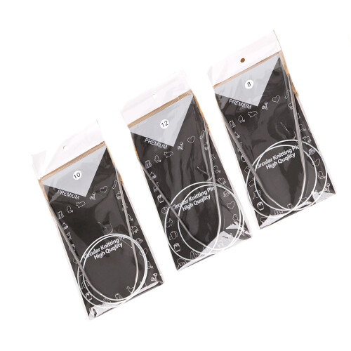 Circular Knitting Needle Set Stainless Steel-8 10 12