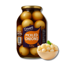 Drivers Pickled Onions Large Jar 2.25kg Party Jar
