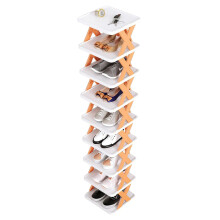 Shoe Rack Stapelbares Schuhregal 9 Ebenen Freistehend
