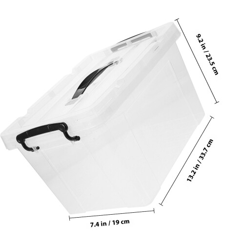 Grote Opbergdoos Stapelbare Afgesloten Container Onderbed Organizer 1