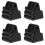 4X Inline Skate Brake Stop Roller Skates Stoppers for Outdoor Roller Skating Black 1