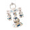 Elegant Nordics Style Elegant Wine Set-Silver White Blue Fl 1