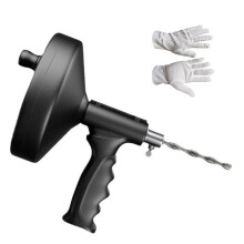 Flexible Home Pipe Cleaning Tool Rubber Coated Steel Spring-10M