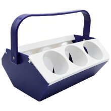 Strong recyclable Beverage Case Maintains Low Temperature-Blue