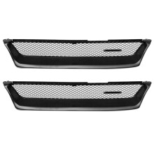 2X Griglia Un Griglia per Paraurti Anteriore per Auto Griglie Da Corsa Nere Lucide per AE101 1993 1994 1995 1996 1997