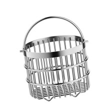Contemporary Stainless Steel Meshes Basket Ideal For Storing-12