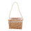1Stk Khaki Rattan Blumenkorb Mit Perlen Griff Dekorativer 7