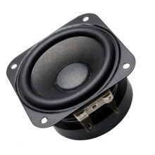 Mini Subwoofer 70mm 4 Ohm 15W Compact Square Bass Speaker with Clear Sound and Easy Installation
