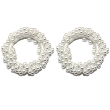 Parelhaarelastiekjes, stijlvolle haaraccessoires met een decoratieve touch voor vrouwen en meisjes.