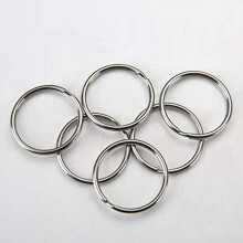 200PCS, 1 Inch Key Open Key Metal Key Flat for Household Car Keychain