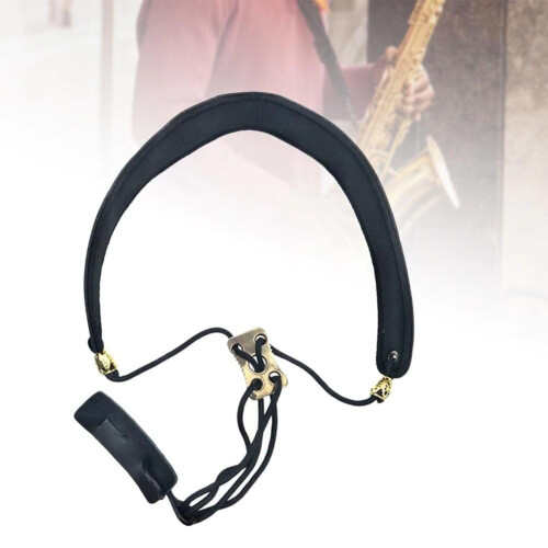 Adjustable Saxophone and Clarinet Neck Strap with Comfortable Neck Support and Quick Attachment 1