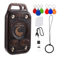 Chameleon V3.0 RFID  Chip Reader Emulator ID IC Card Tag Copyer NFC Read Writer+9PCS UID+CUID Keychain UID Card Kit