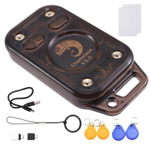 Chameleon V3.0 RFID Chip Reader Emulator ID IC Card Tag Copyer NFC Read Writer+6PCS UID+CUID Keychain UID Card Kit