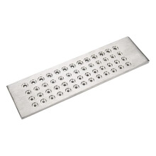 Placa de Trefilado de Alambre de Carburo de Tungsteno con 52 Orificios Redondos de 0,26 A 4,10 mm para Fabricación de Joyas