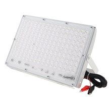 Outdoor LED Flood Light 12V-85V IP65 Waterproof 200W Equivalent Emergency Outdoor Lighting with Alligator Clip
