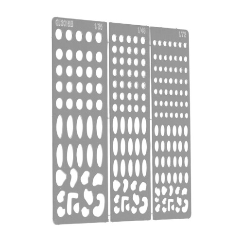 Scale Static Grass Planting Template Tool for Electrostatic Flock Applicator Scene Sand Table