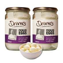 Drivers Pickled Eggs Large Jar 710g - Pack of 2