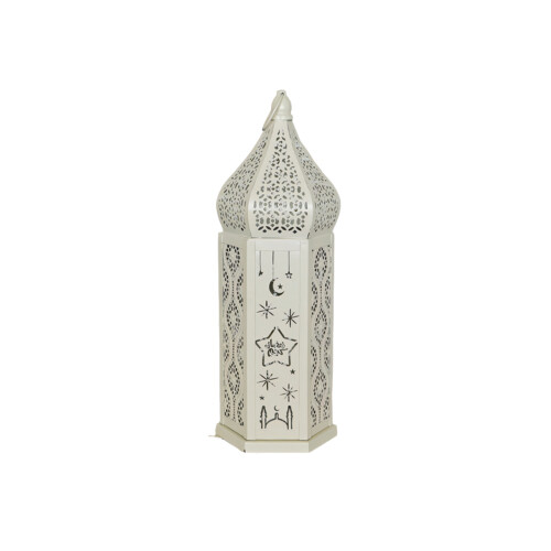 Elegant Wrought Iron Candle Base Displaying Detailed-S