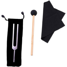 528 Hz Tuning Fork for Sound Healing, Accurate Frequency, Clear Tone, Iron Alloy, with Aluminium Mallet