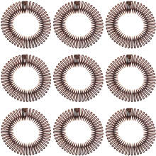 Universeel passende haaraccessoires, hoogwaardige, elastische kamhoofdband van kunststof met elegante kleur, met tanden aan de rand voor een stevige