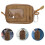 1St Multi-Functionele Khaki Nylon Heuptas Wandelingen 4