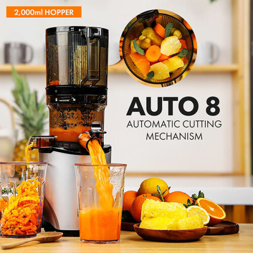 Kuvings Auto 8 Whole Slow Juicer Light Silver Matt 1