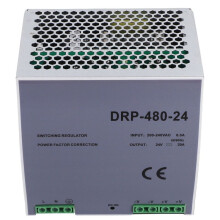 DRP-480 24V 480W Din Rail Power Supply Ac- Driver Voltage Regulator Power Suply 100V-240V