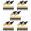 50Pcs Adjustable Copper Mist Nozzles for Garden Irrigation 9