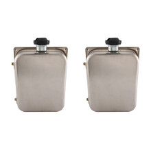 2X 7L Rostfreier Stahl Benzin Treibstoff Tank Passt für Webasto Eberspacher Heizung Universal