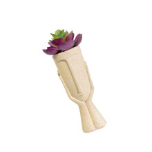 Vase de Pot de fleur décoratif de jardin en résine,-orange1
