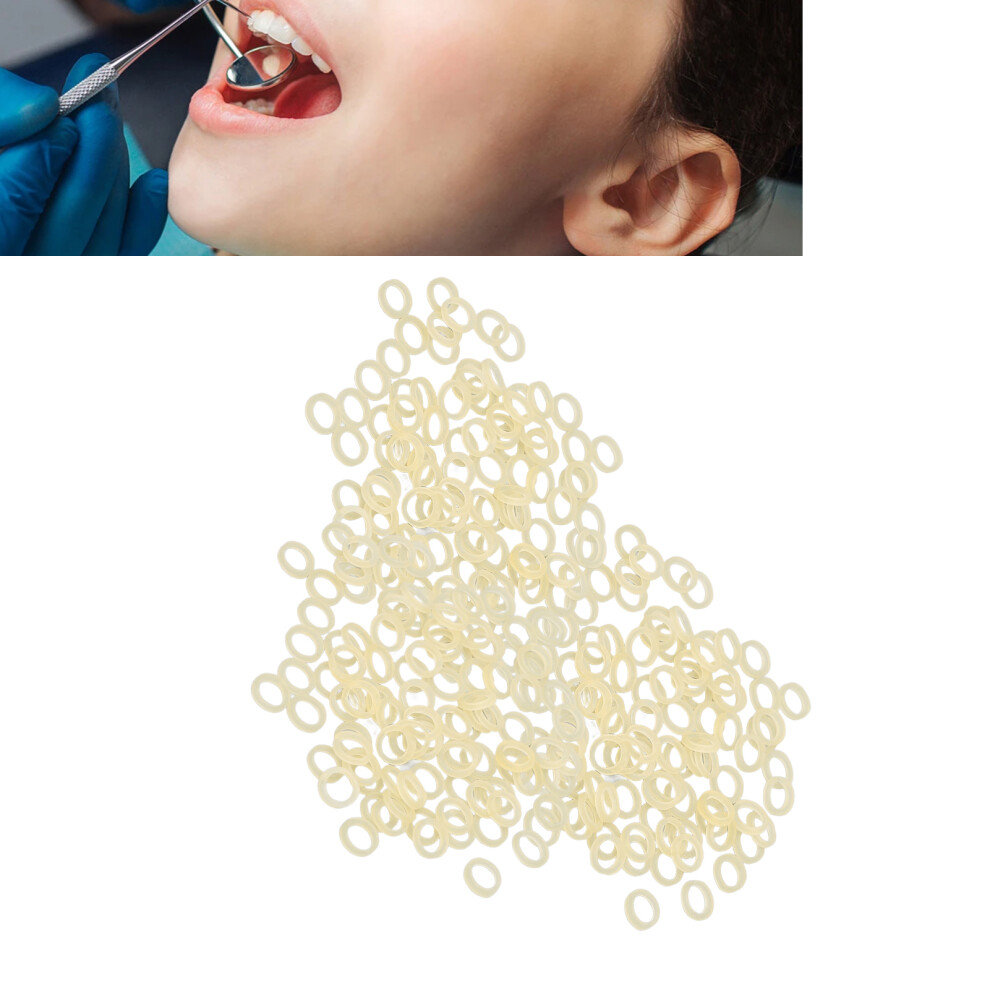 5000 Pcs 3/16 Inch Orthodontic Rubber Bands 5.0Oz Dental Elastic Placer
