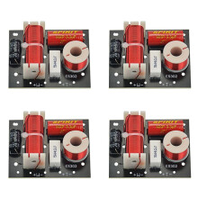 4X ES302 2 Ways Audio Speaker Crossover Treble+Bass Frequency Divider Crossovers Speaker Filters DIY for Home Theater