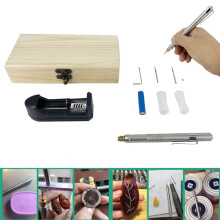 BolíGrafo Grabador EléCtrico InaláMbrico DIY Herramientas de Grabado de Tallado de PrecisióN BolíGrafo de Grabado EléCtrico Recargable