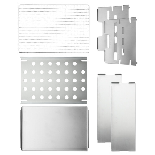 Tabletop Grill Draagbare Kampeergrill Houtskool Kleine Barbecue 2