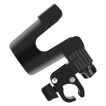 Verstellbarer Kinderwagen Flaschenhalter Aus Schwarzem ABS