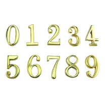 10Stk Metall Türnummer Schild Gold Für Haus Raum Türkennzeichnung