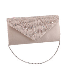 Damen Abendtasche Satin Mehrfarbig Elegante Schultertasche