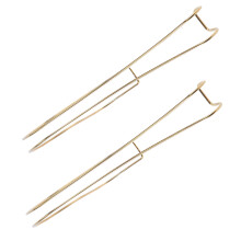 2Stk High Heels Schuhständer Gold Schuhregal Aus Langlebigem Edelstahl
