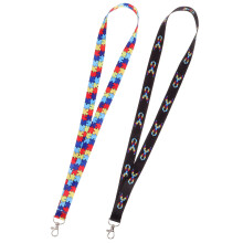 2Stk Bunte Id Kartenhalter Lanyards Für Büro Und Alltag