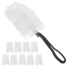Home Car Dusting Brush Reinigungs-Handfeger Mit 10 Stk Ersatzköpfe
