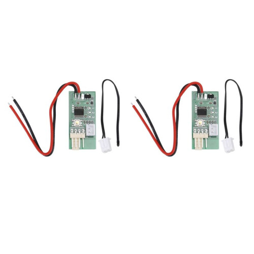 2X  12V 4 Wire PWM Fan Temperature Control Speed Controller Governor Regulator for PC Computer CPU Fan Cooler Alarm