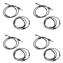 4X Front+ Rear Brake Pad Wear Sensor Set for - X3 F25 X4 F26 Auto Car Accessory Brake Lines 34356790303+34356790304