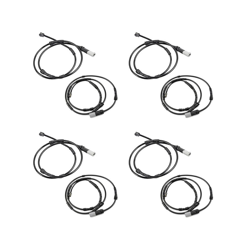4X Front+ Rear Brake Pad Wear Sensor Set For - X3 F25 X4 F26 Auto Car Accessory Brake Lines 34356790303+34356790304 6031455238001