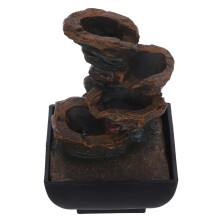 Tabletop Wasserfall Brunnen Mit Lichtern Und Wasserklang Für Indoor