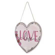 Valentins Hanging Porch Schild Liebe Herz Wanddekoration