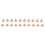 10x Arc Solid Brass Button Stud Screw Nail Screw back Leather Rivet Belt 6mm 1