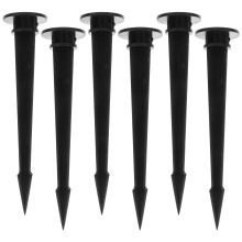 Ground Stakes Kunststoff 6 Stück 1,4 X 6,2 Zoll
