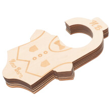 Closet Dividers Baby Khaki Holz 7er Pack