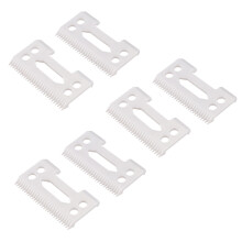 New 6Pcs 28 Teeth Zirconia Ceramic Clipper Blade for Senior Clipper