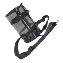 Pvc Schultertasche Durchsichtige Zylinderform Verstellbar Für Frauen